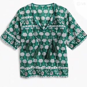 SZ Blockprints for J Crew Leyla Tunic NWT